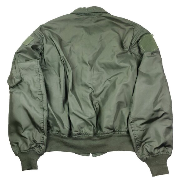 Military Flyer's Jacket CWU-36/P Flight Aramid Summer Vintage 90s Dry Cleaned XL - Picture 4 of 14